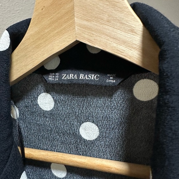 ZARA SHOULDER PADS POLKA DOT JUMPSUIT - Picture 10 of 10